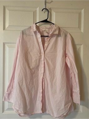 H&M Pale Pink Collared Button-Down Shirt
